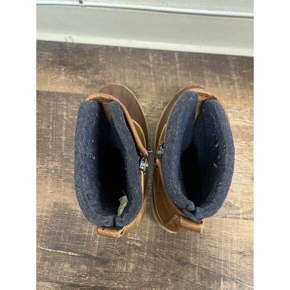 Vintage Sorel Pinto Leather/Rubber/Zipper/Wool Duck Boots Size 8 Rare - Picture 8 of 9